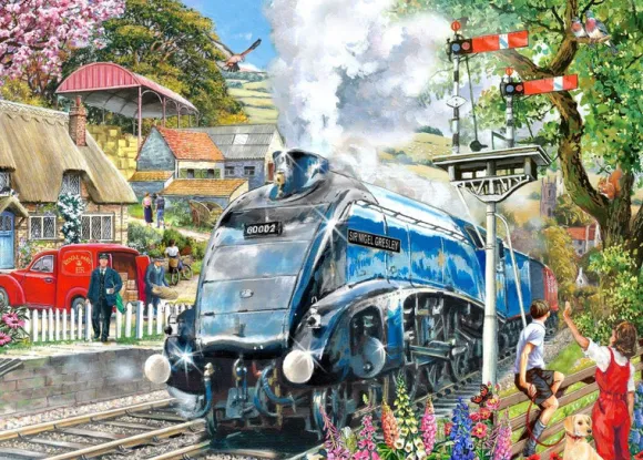 Knight Train - BIG 500 Piece Jigsaw Puzzle