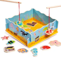 Magnetic Fishing Game with Base