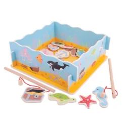 Magnetic Fishing Game with Base