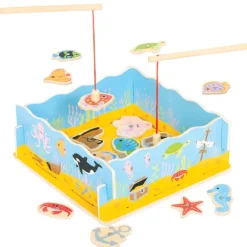 Magnetic Fishing Game with Base