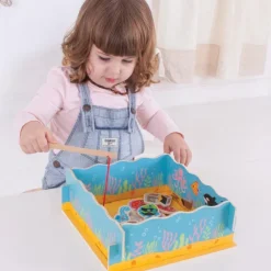 Magnetic Fishing Game with Base