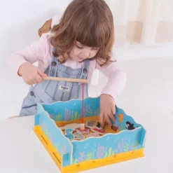 Magnetic Fishing Game with Base