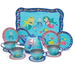 Mermaid Tin Tea Set