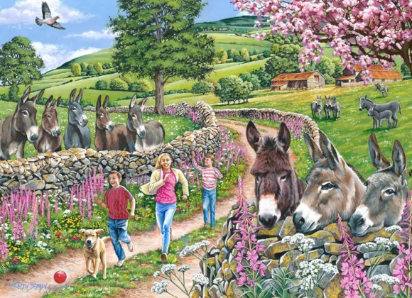 Mindy, Muffin & Mo - BIG 500 Piece Jigsaw Puzzle