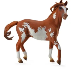 Mustang Stallion Chestnut Overo (Deluxe)