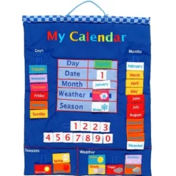 My Calendar Fabric Wall Chart