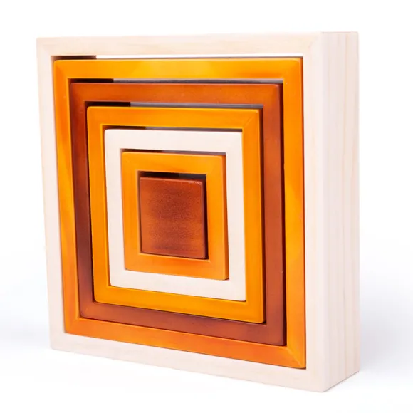 Natural Wooden stacking squares