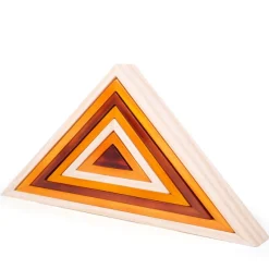 Natural Wooden Stacking Triangles