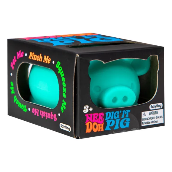 NeeDoh Dig It Pig (Sold individually)