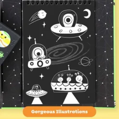 Neon Colouring Set - Outer Space