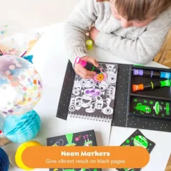 Neon Colouring Set - Outer Space