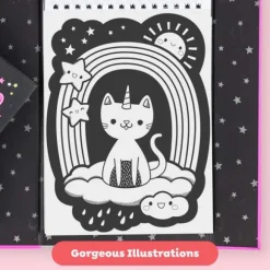Neon Colouring Set - Unicorns and Friends