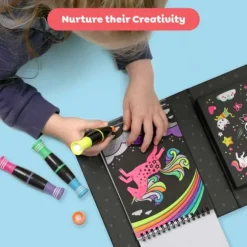 Neon Colouring Set - Unicorns and Friends