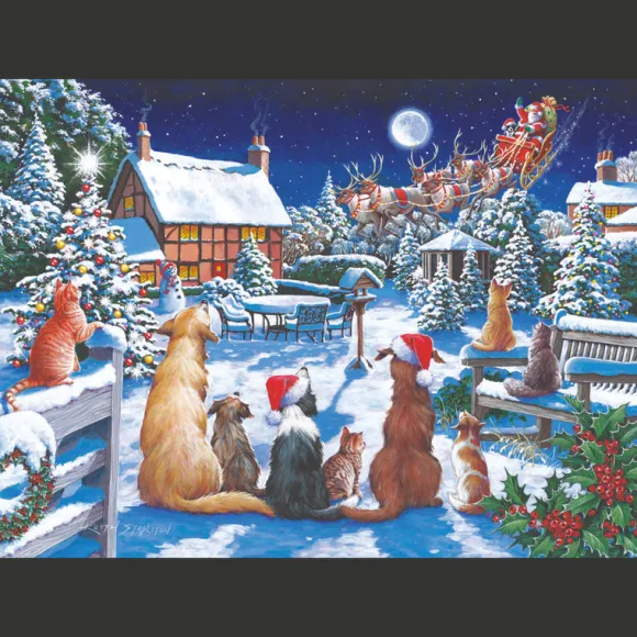 No.19 - Santa Paws BIG 500 Puzzle