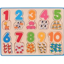 Number and Colour Matching Puzzle