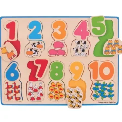 Number and Colour Matching Puzzle