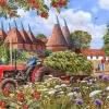 Oast Houses - BIG 500 Piece Jigsaw Puzzle