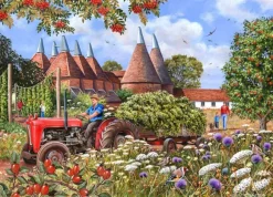 Oast Houses - BIG 500 Piece Jigsaw Puzzle