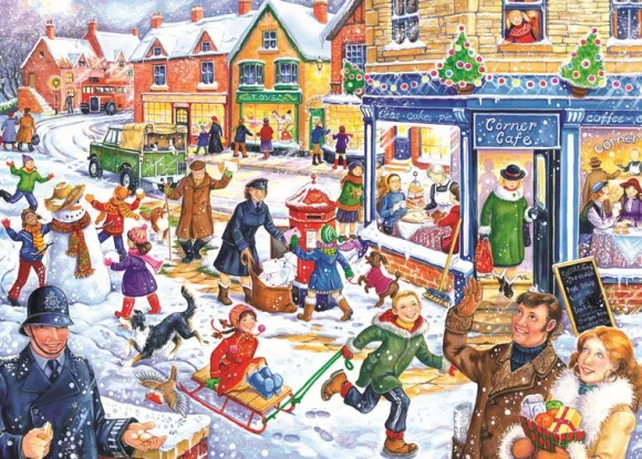 Out In The Snow - BIG 250 Piece Jigsaw Puzzle