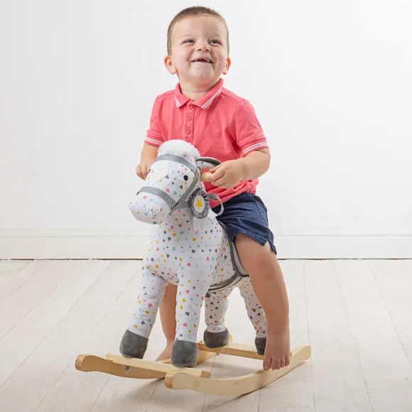Patterned Rocking Horse