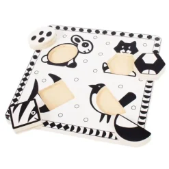 Pets Black and White Puzzle