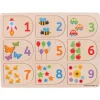 Picture and Number Matching Puzzle