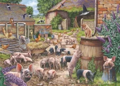 Piglet Pandemonium - BIG 250 Piece Jigsaw Puzzle