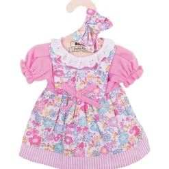 Pink Floral Dress (for Size Large Dolls)