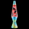 14.5" Pinwheel Tie Dye LAVA Lamp