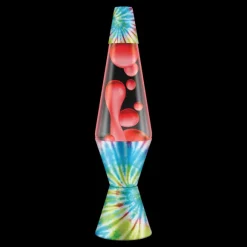 14.5" Pinwheel Tie Dye LAVA Lamp