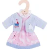 Polar Bear Pink Dress (for Size Small Doll)