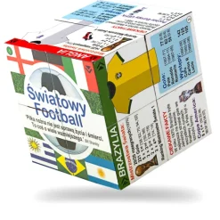 Polish World Football Top Teams and Statistics Cube Book