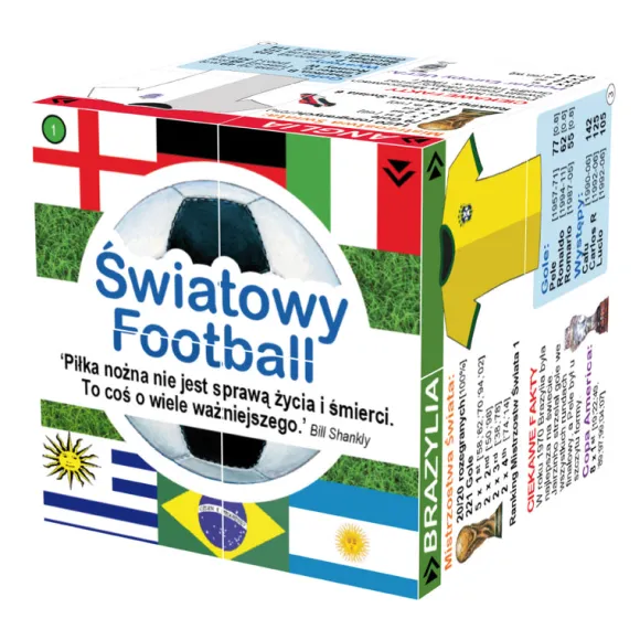 Polish World Football Top Teams and Statistics Cube Book