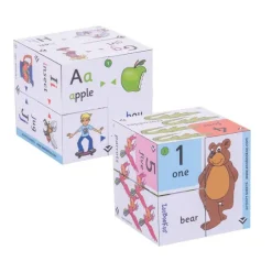 Pre-School Cube Book Pack - Alphabet and Numbers Cubes
