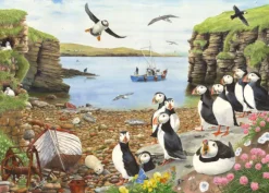 Puffin Parade - BIG 500 Piece Jigsaw Puzzle