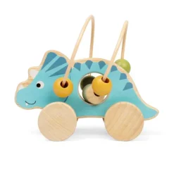Push Along Triceratops Bead Frame