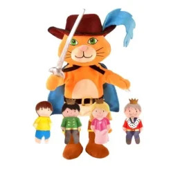 Puss in Boots Hand & Finger Puppet Set