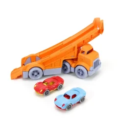 Racing Truck with 2 Race Cars - DAMAGED BOX