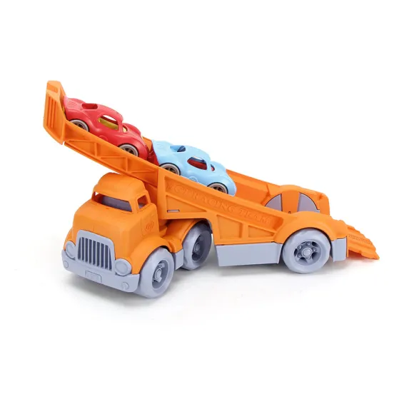 Racing Truck with 2 Race Cars - DAMAGED BOX