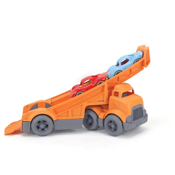 Racing Truck with 2 Race Cars - DAMAGED BOX