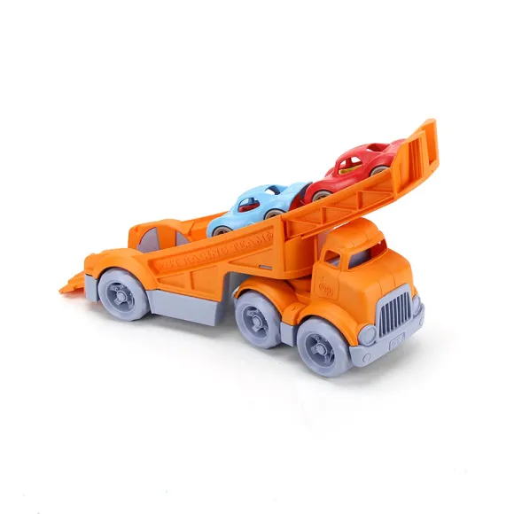 Racing Truck with 2 Race Cars - DAMAGED BOX