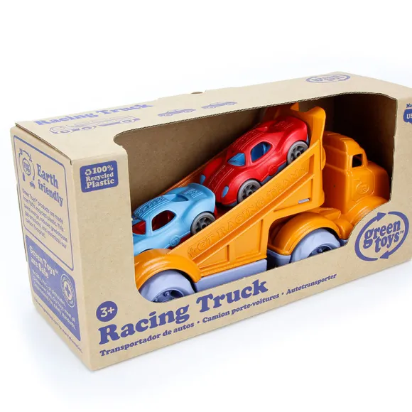 Racing Truck with 2 Race Cars - DAMAGED BOX