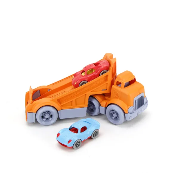 Racing Truck with 2 Race Cars - DAMAGED BOX