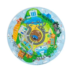 Recycling Circular Floor Puzzle (50pc)