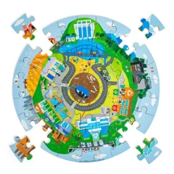 Recycling Circular Floor Puzzle (50pc)