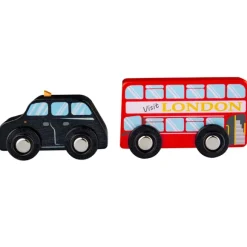 Red Bus and Black Cab