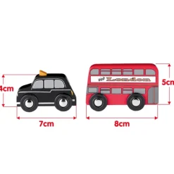 Red Bus and Black Cab