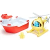 Rescue Boat with Helicopter