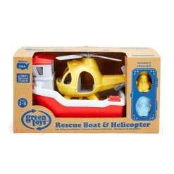 Rescue Boat with Helicopter