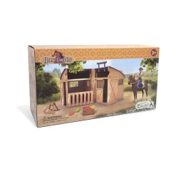 Rider & Accessories with Horse & Stable Box Set